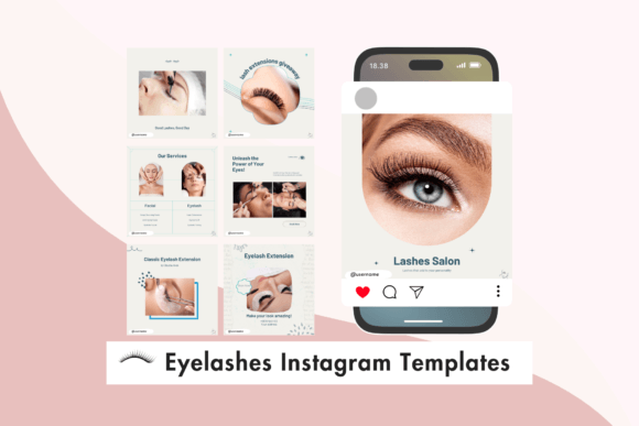 Boost Engagement With Eyelashes Instagram Templates