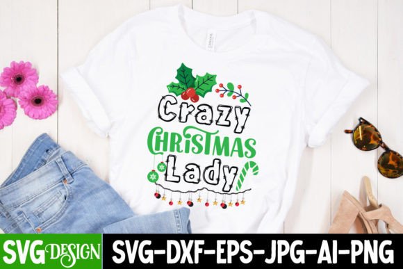 Crazy Christmas Lady SVG: Festive DIY Fun