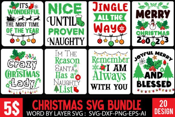 Elevate Your Holiday Crafts with a Christmas SVG Bundle