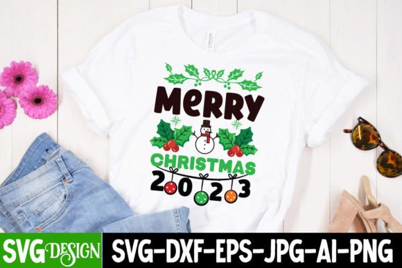 Integrating the Merry Christmas 2023 SVG Cut File into Your Creative Workflow
