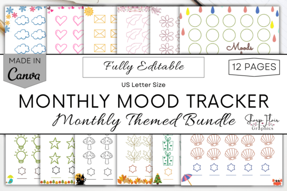 Mastering Your Emotional Landscape with a Monthly Mood Tracker Canva Template