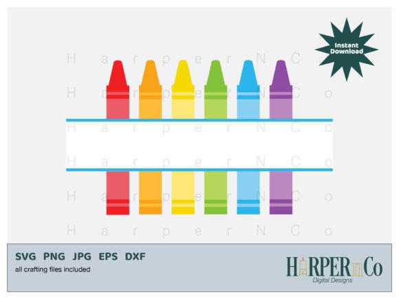 Split Rainbow Crayons SVG Back to School: A Creative Guide for Makers and Educators