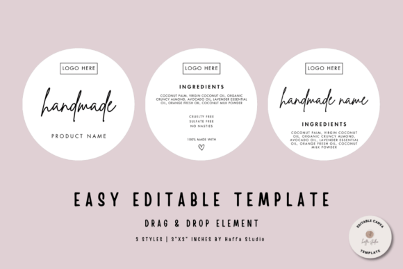 Streamline Your Branding with a Canva Minimalist Ingredients Label